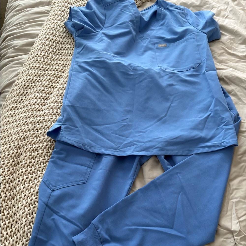 Blue Scrub Set